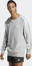 adidas Essentials French Terry 3-Streifen Sweatshirt medium grey heather (Herren)