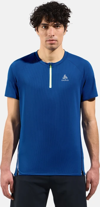 Odlo X-Alp Half-Zip Laufshirt kurzarm limoges (Herren)