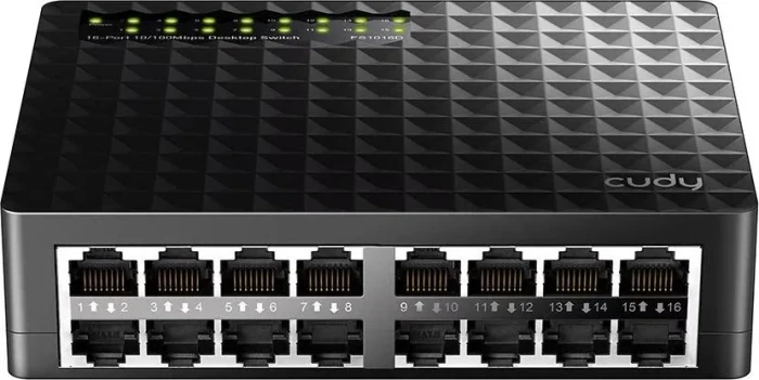 Cudy FS10 Desktop Switch, 16x RJ-45