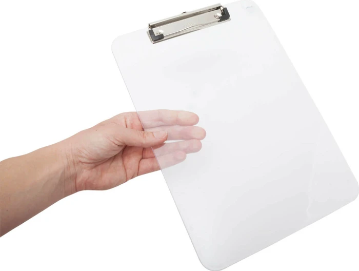 Maul Klemmbrett mit Bügelklemme, A4, transparent