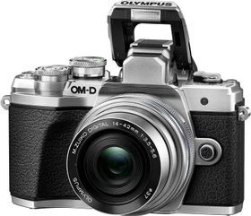 Olympus OM-D E-M10 Mark III silber mit Objektiv Fremdhersteller