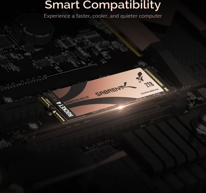 Sabrent Rocket 4 Plus 2TB, M.2 2280 / M-Key / PCIe 4.0 x4