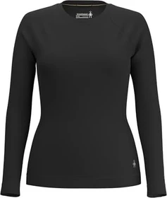 Smartwool Merino 250 Baselayer Crew Funktionsshirt langarm schwarz (Damen)