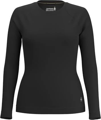 Smartwool Merino 250 Baselayer Crew Funktionsshirt langarm schwarz (Damen)