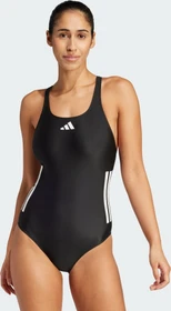 adidas 3-Streifen C-Back Badeanzug schwarz/weiß (Damen)