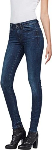 G-Star Midge Zip Mid Waist Skinny Jeans dark aged (Damen)