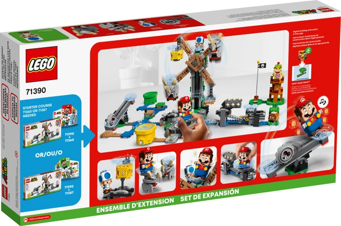 LEGO Super Mario - Reznors Absturz Erweiterungsset