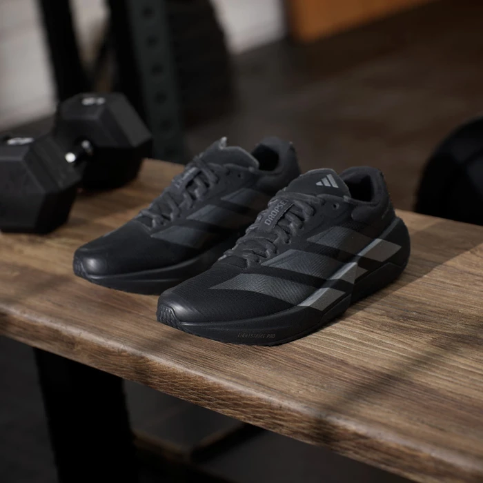 adidas Adizero Dropset Pro core black/iron metallic (Damen)