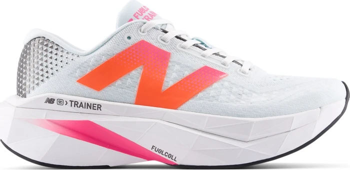 New Balance FuelCell SuperComp Trainer v3 pink heat/glint blue (Herren)