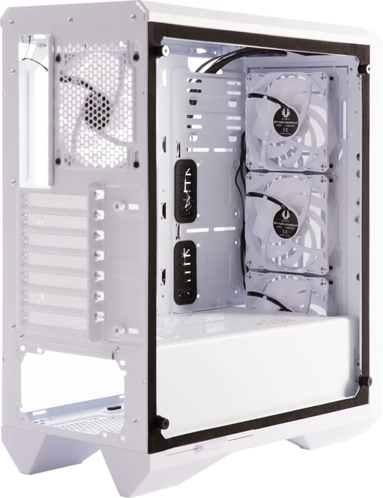 BitFenix Enso Mesh 4ARGB, weiß, Glasfenster