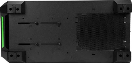 Antec P7 schwarz/grün, Acrylfenster