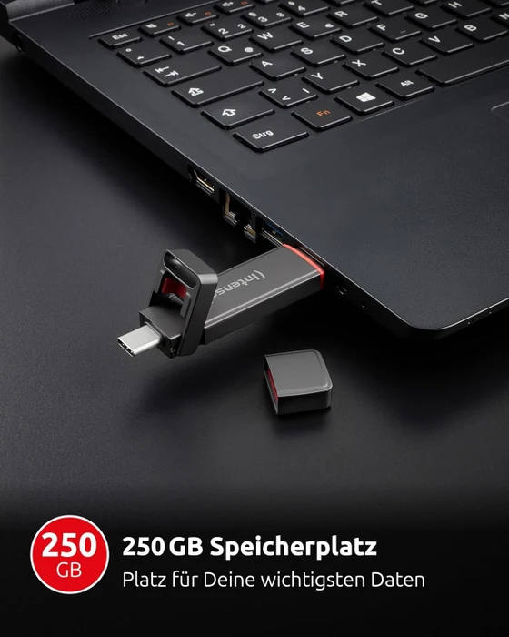 Intenso UX100 250GB, USB-A + USB-C, USB 3.2 Gen 1×1