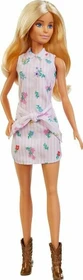 Mattel Barbie - Fashionistas Barbie im Blumenkleid und Cowboystiefeln