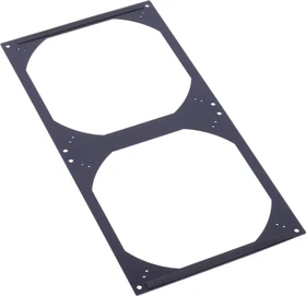Alphacool 400mm Radiator Lüfterblende 2x180/200mm, schwarz
