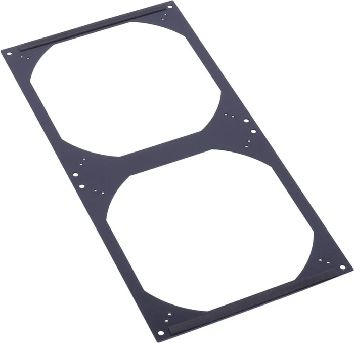 Alphacool 400mm Radiator Lüfterblende 2x180/200mm, schwarz