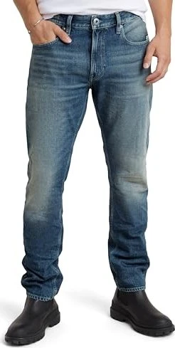 G-Star Mosa Straight Jeans antique faded lago blue (Herren)