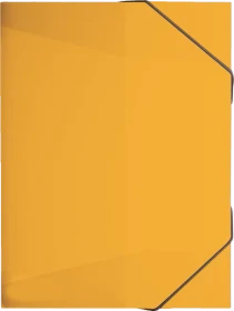 Brunnen FACT!pp Sammelbox für Hefte, A4, gelb/transparent