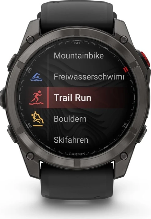 Garmin Fenix 8 Pro 51mm AMOLED carbon grey dlc titanium/black-pebble grey silicone