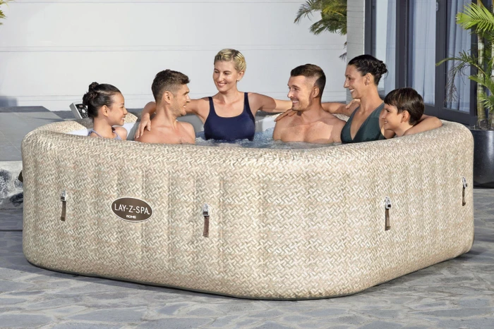 Bestway Lay-Z-Spa Rome AirJet Whirlpool quadratisch 201x201x71cm