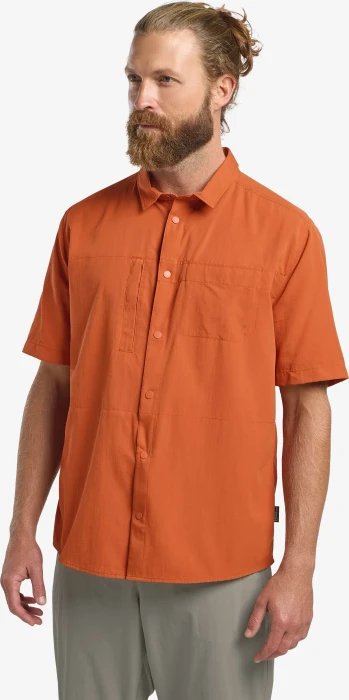 Jack Wolfskin Sierra Canyon Hemd kurzarm burnt orange (Herren)