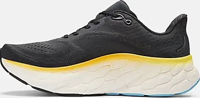 New Balance Fresh Foam X More v4 black/coastal blue/ginger lemon (Herren)