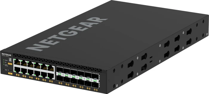 Netgear AVoIP M4350 Rackmount 10G Managed Switch, 12x RJ-45, 12x SFP+