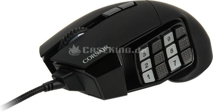Corsair Scimitar Pro RGB Optical MOBA/MMO Gaming Mouse schwarz, USB