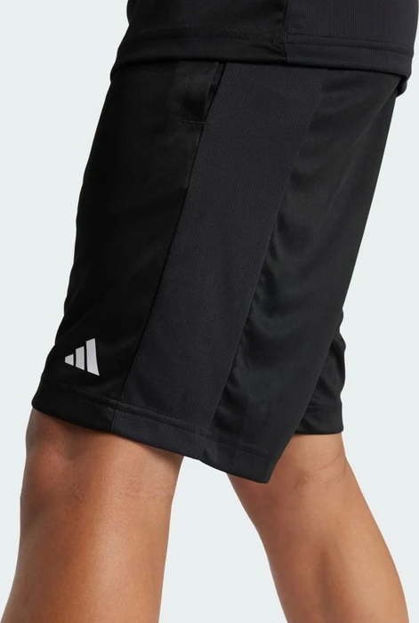 adidas Train Essentials Logo Regular Fit Shorts schwarz/weiß (Junior)