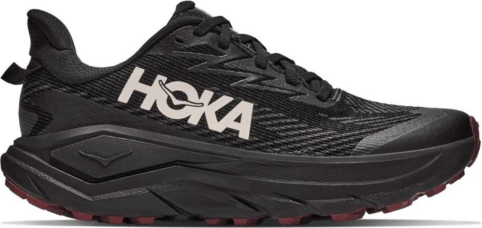 Hoka Challenger 8 Gore-Tex black/varsity burgundy (Damen)