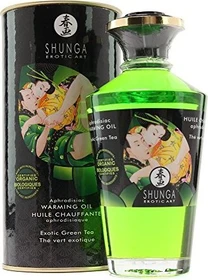 Shunga Aphrodisiac Warming Oil Massageöl Exotic Green Tea, 100ml