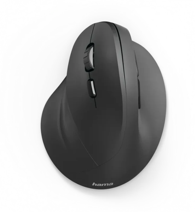 Hama EMW-500L Vertical Wireless Maus schwarz, Linkshänder, USB