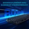 Rapoo V500PRO 2.4 Wireless, schwarz, BROWN Switches, USB, DE Vorschaubild