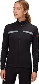 Castelli Dinamica Fahrradjacke light black/silver reflex (Damen)
