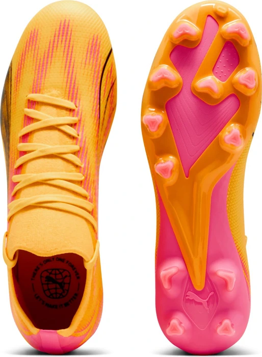 Puma Ultra Match FG/AG sun stream/puma black/sunset glow (Damen)