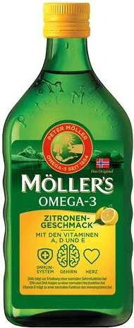 Möller's Omega-3 Zitrone Öl, 500ml