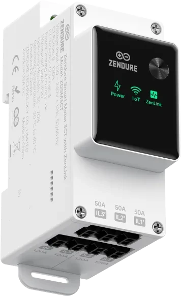 Zendure Smart Meter 3CT, 3-phasig, 120A, Stromzähler