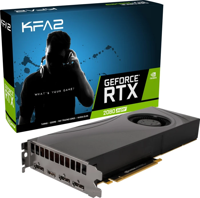 KFA2 GeForce RTX 2080 SUPER, 8GB GDDR6, HDMI, 3x DP