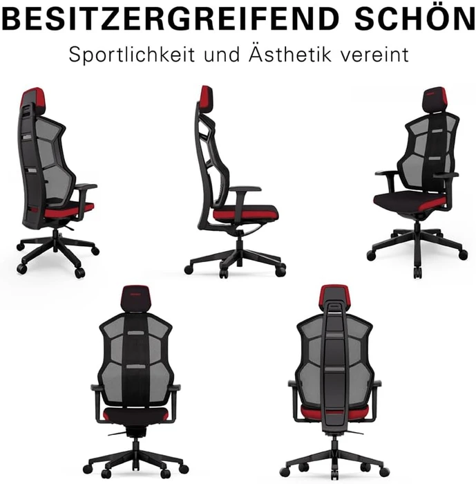 Recaro Aer Essential Gamingstuhl, Ruby Red