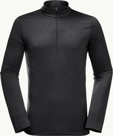 Jack Wolfskin Sky Thermal Hz Funktionsshirt langarm schwarz (Herren)