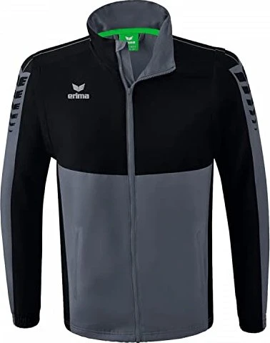 Erima Six Wings mit abnehmbaren Ärmeln Trainingsjacke slate grey/black (Herren)