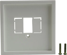 uniTEC VALENCIA Serie 801 Abdeckung für TAE-Anschlussdose, alpinweiß