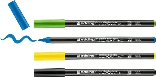 edding 4200 Porzellanpinselstift sortiert, 4er-Set
