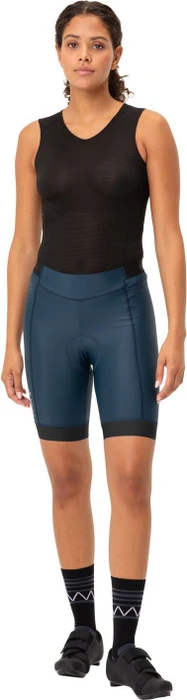 Vaude Posta Tights Fahrradhose kurz dark sea (Damen)