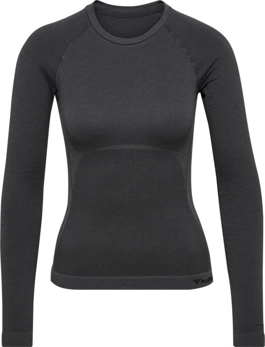 hummel CEA Seamless Tight Funktionsshirt langarm ebony (Damen)