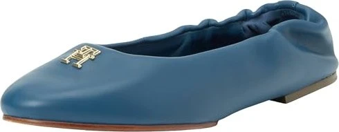 Tommy Hilfiger Elevated Elastic Ballerina fossil blau (Damen)