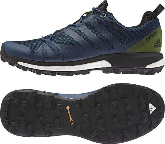 adidas Terrex Agravic GTX tech steel/craft blue/unity lime (Herren)