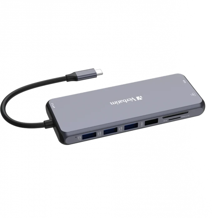 Verbatim USB-C Pro Multiport Hub CMH-14, USB-C 3.0 [Stecker]