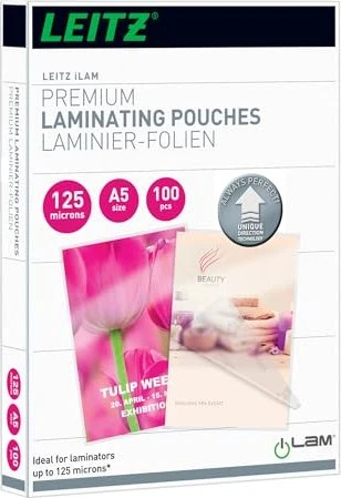 Leitz Laminierfolien iLAM, A5, 2x 125µm, glänzend, 100 Stück