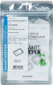 SmartKeeper USB Micro-B Portblocker, Essential Mini, MUL04, grün, 10er-Pack