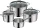 WMF Silit Extra Cook Kochgeschirr-Set, 4-tlg. (3201113792)